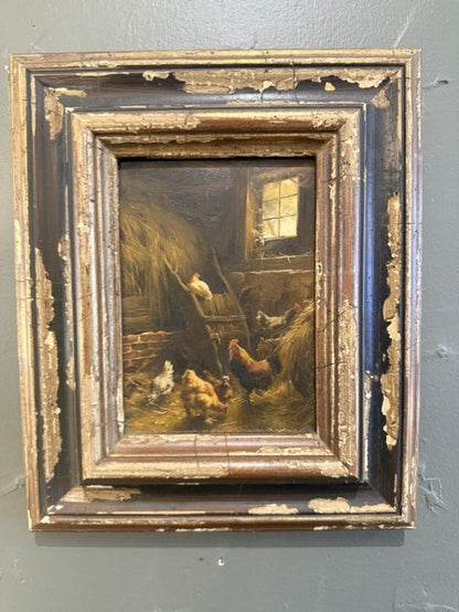 Vintage European Oil on Panel