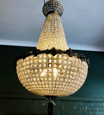 Vintage Crystal Chandelier