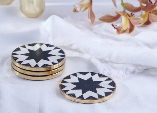 Bone Inlay Coasters