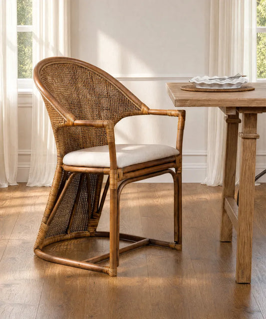 Capri Woven Rattan Dining Chair