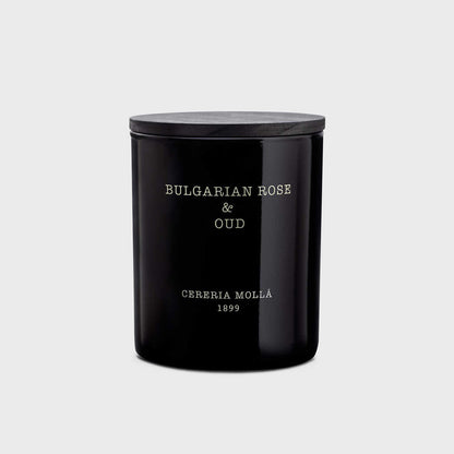 Bulgarian Rose & Oud 230g Premium Candle by Cereria Molla.