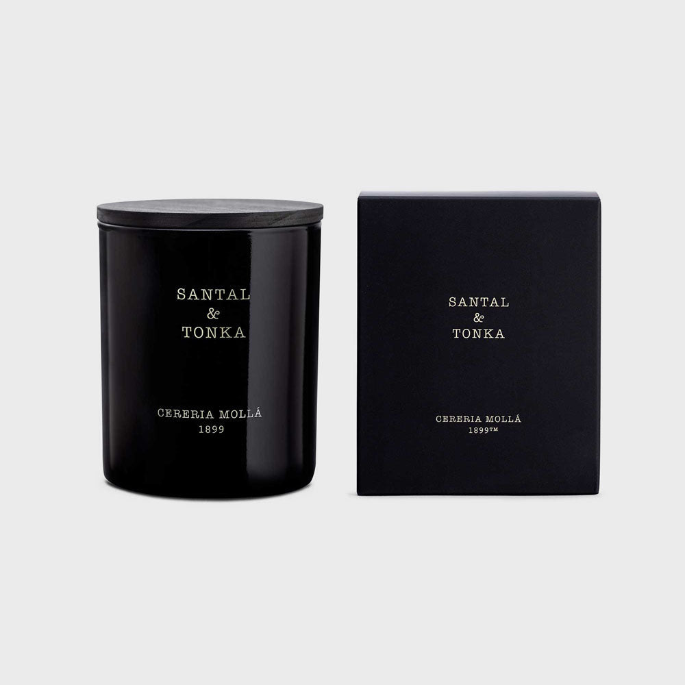 Santal & Tonka 230g Premium Candle by Cereria Molla.