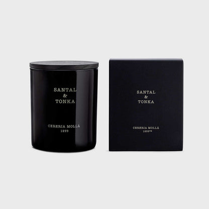 Santal & Tonka 230g Premium Candle by Cereria Molla.