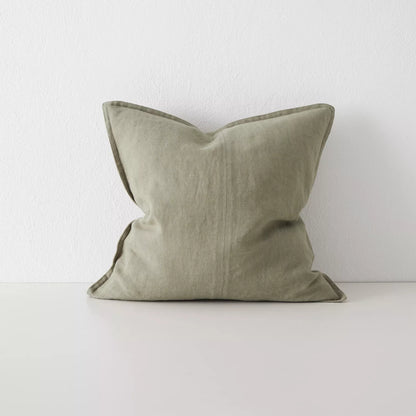 Panelled Linen Cushion