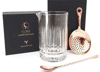 Copper Mixology Set with Glass Beaker