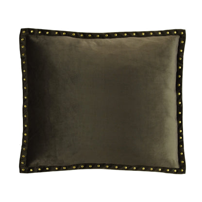 Studded Fine Velvet Cushion