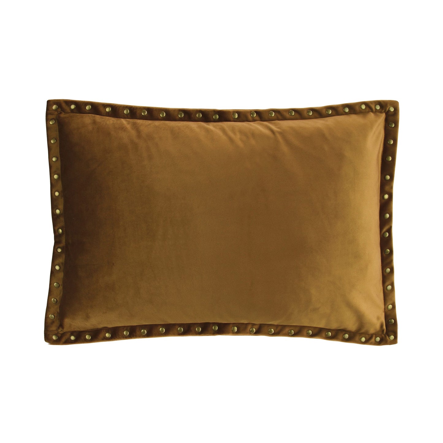 Studded Fine Velvet Lumbar Cushion