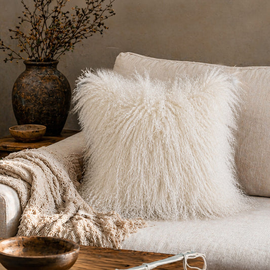 Tibetan Lambs Wool Cushion