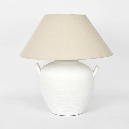 Como White Ceramic Lamp