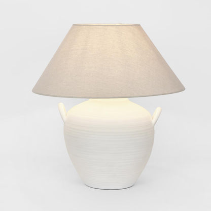 Como White Ceramic Lamp