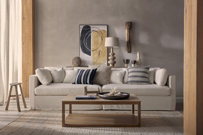 Lawson Sandstone Table Lamp and Shade