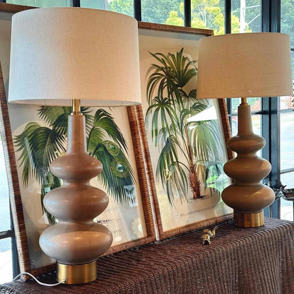 Lawson Sandstone Table Lamp and Shade