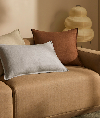 Fiore Linen Blend Chenille Cushion 15 Colours