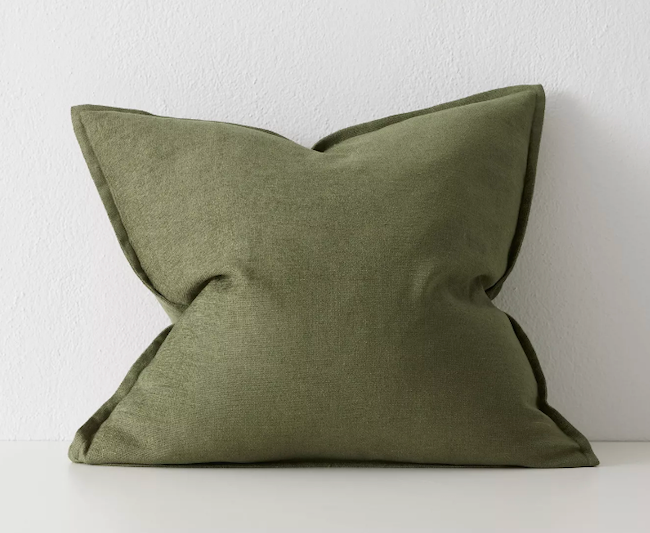 Fiore Linen Blend Chenille Cushion 15 Colours