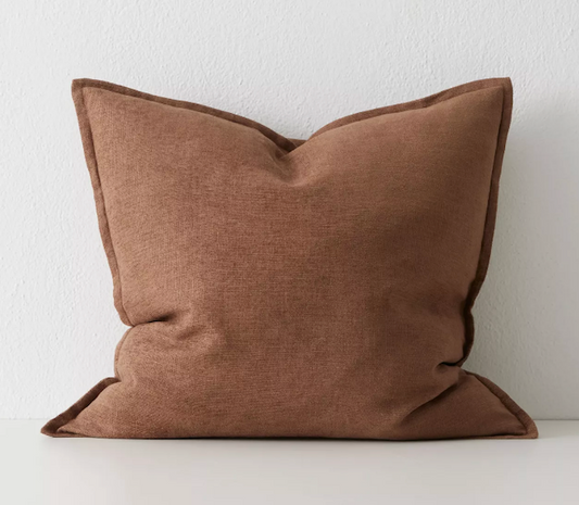 Linen Blend Chenille Cushion 15 Colours
