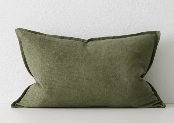 Fiore Linen Blend Chenille Cushion 15 Colours