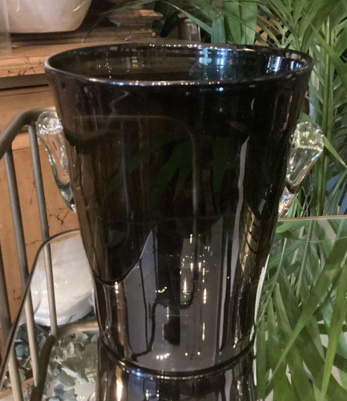 Hand Blown Glass Art Wine Bucket