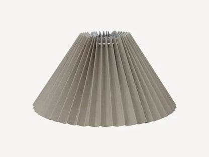 Small Pleated Taupe Lamp Shade