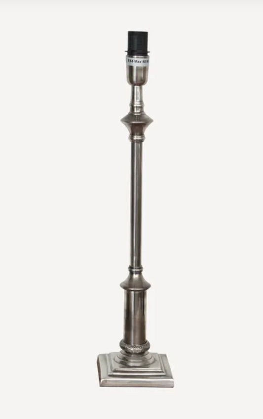 Henricks Antique Silver Lamp Base