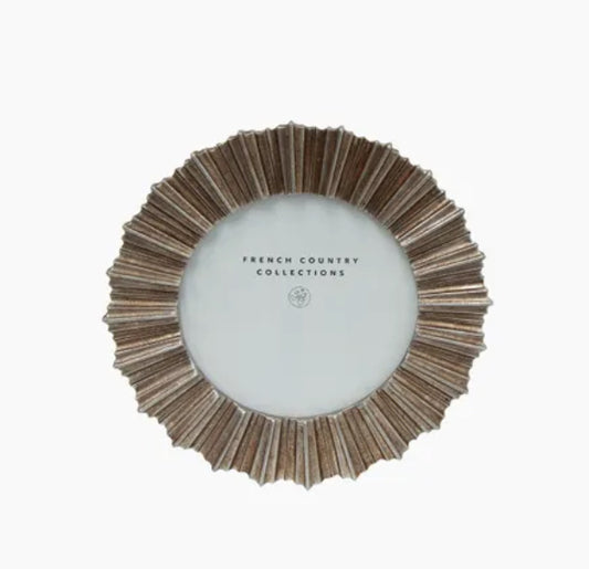 Round Star Burst Photo Frame 4 x 4