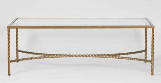 Palais Rectangular Coffee Table Gold