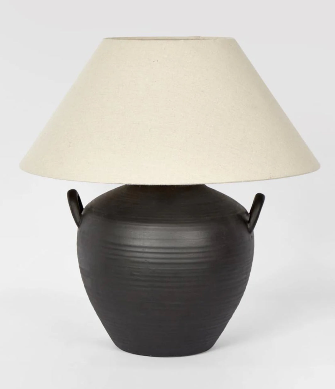 Candis Black Ceramic Lamp