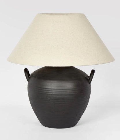 Candis Black Ceramic Lamp
