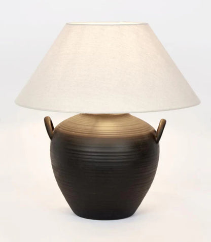 Candis Black Ceramic Lamp