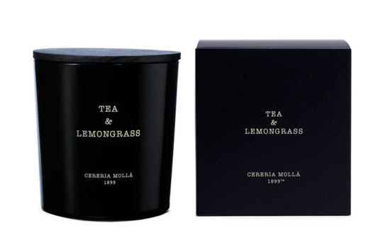 Tea and Lemongrass 600g Candle by Cereria Molla