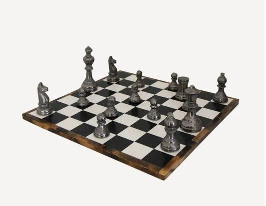 Inlaid Timber Chess Set