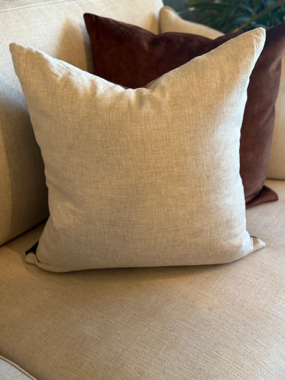 Lotus Earth Cotton and Silk Cushion