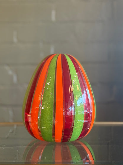 Signed Ben Edols Art Glass Sculpture/Vase