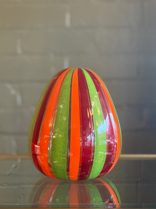 Signed Ben Edols Art Glass Sculpture/Vase