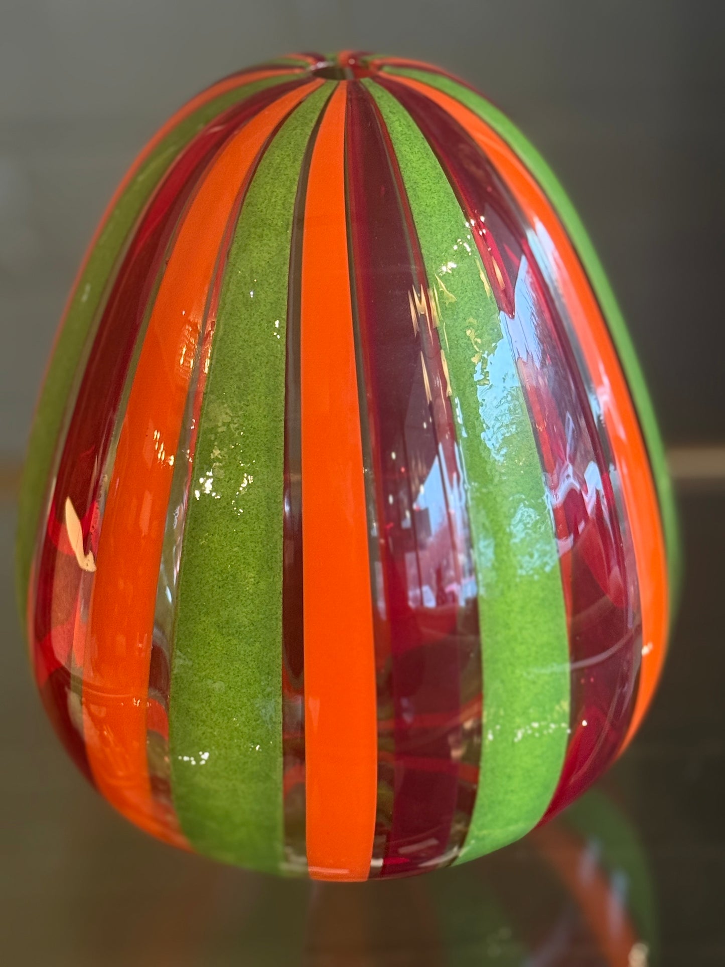 Signed Ben Edols Art Glass Sculpture/Vase