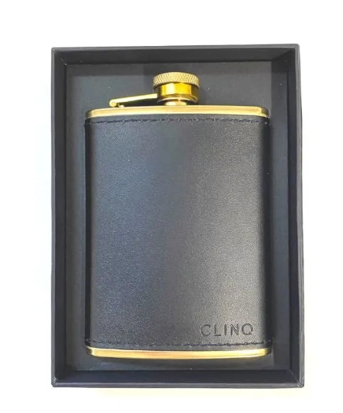 Brass & Leather Hip Flask