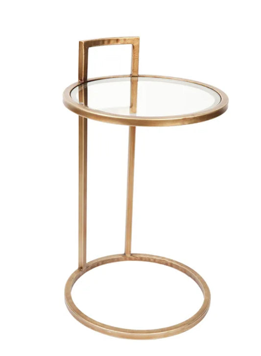 Petite Side Table - Antique Gold