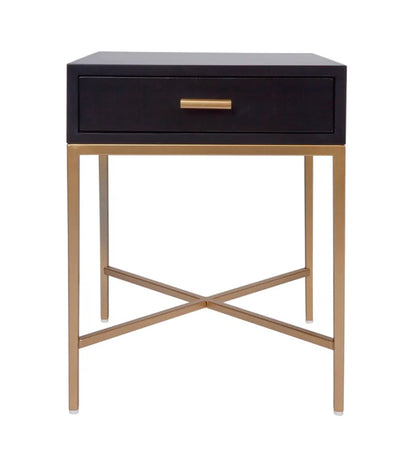 Black Bedside Table