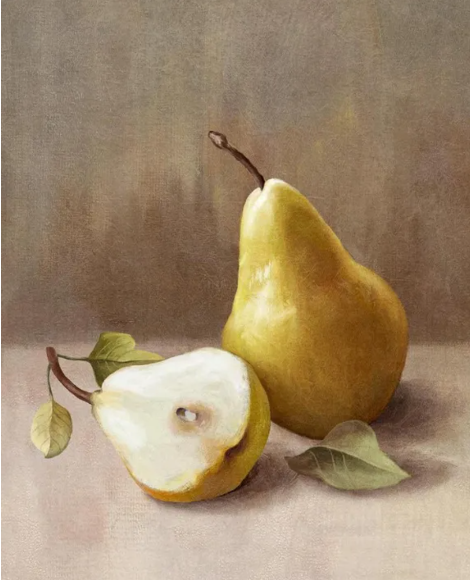 Pears Still Life  - Acrilyc on Canvas