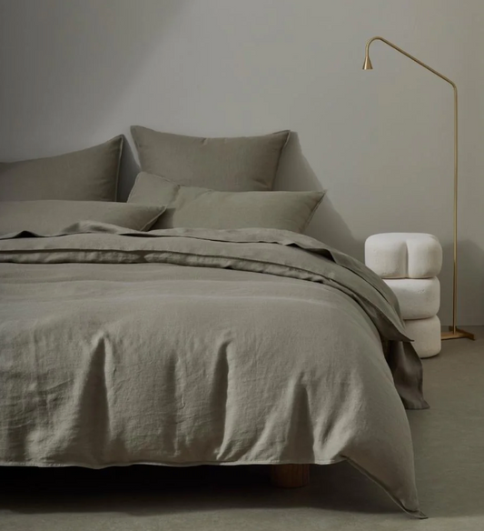 Ravello French Bed Linen - Caper
