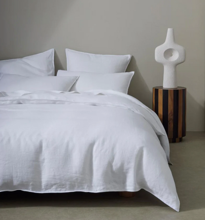 Ravello French Bed Linen - White
