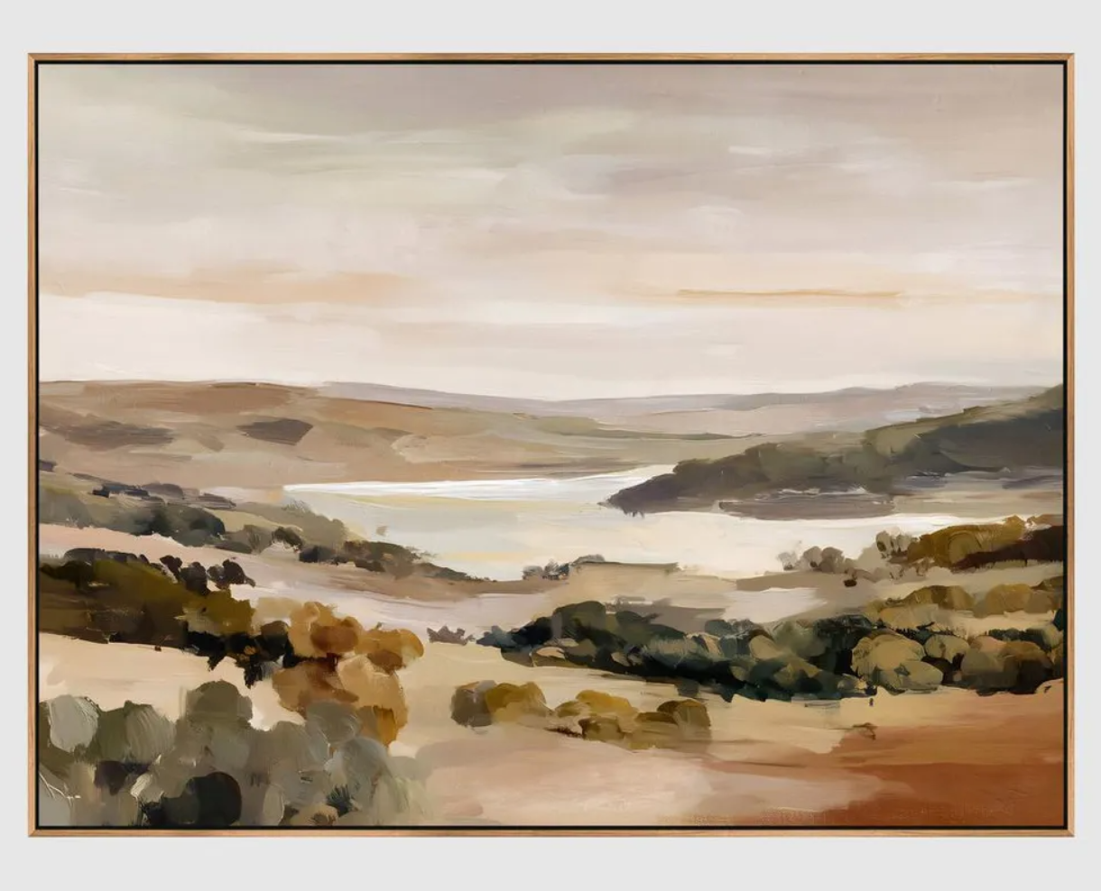 Scenic Valley Textured Print