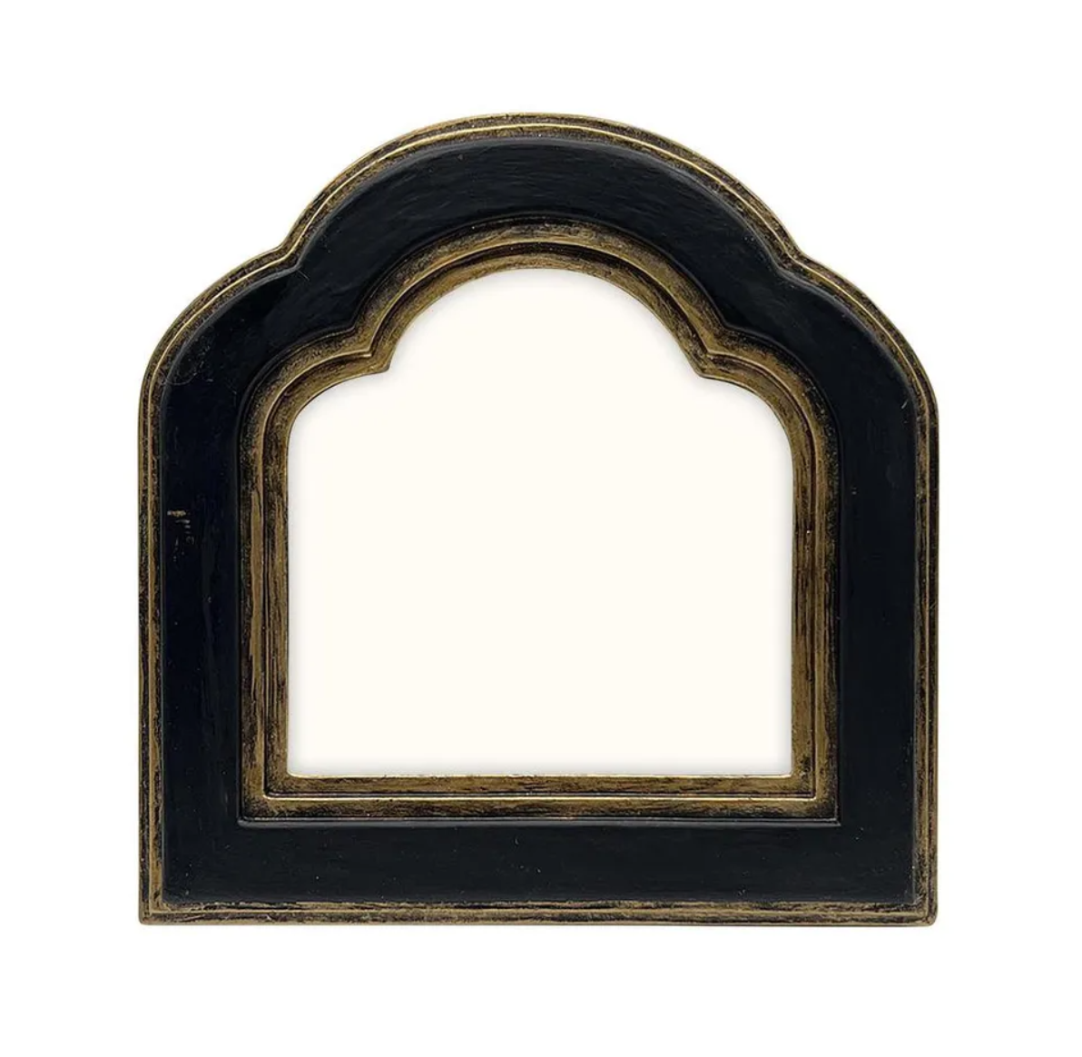 Black and Gold Beaded Arch Photo Frame