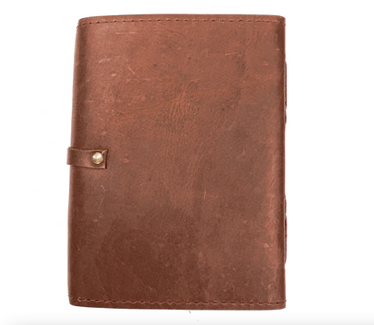 Leather Journal - Ornate Key