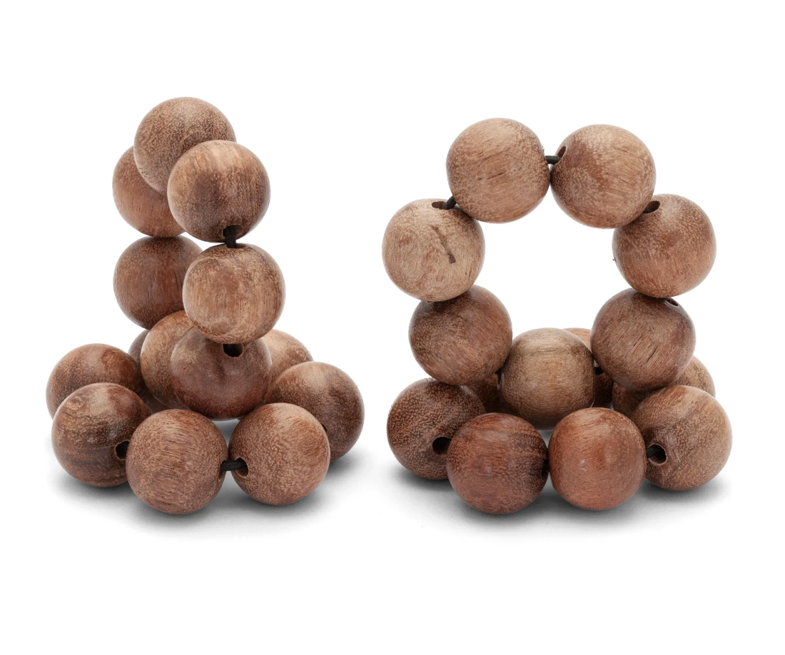 Timber Bead Napkin Ring