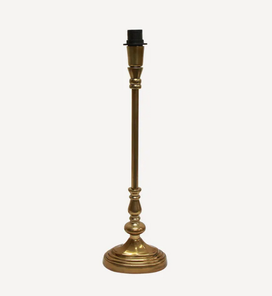 Antique Gold Oval Lamp Base