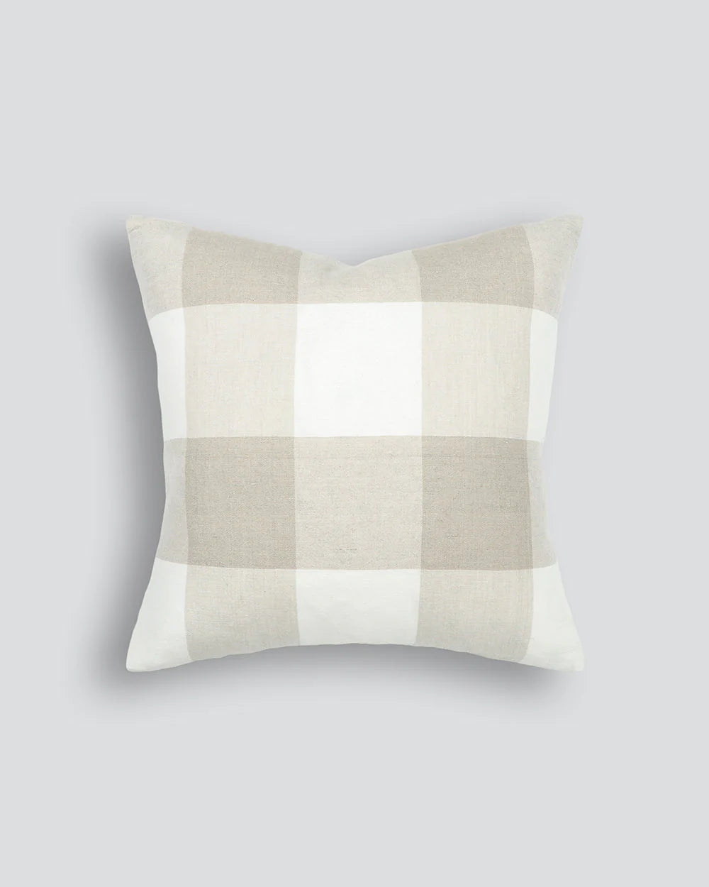 Handwoven Plaid Cushion