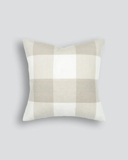Handwoven Plaid Cushion