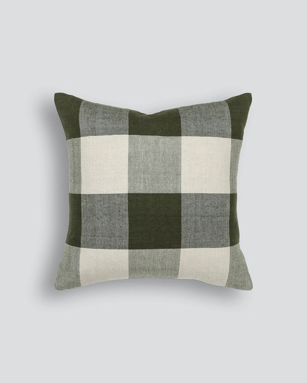 Handwoven Plaid Cushion