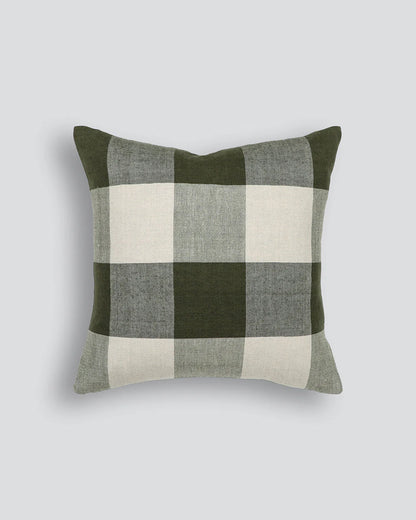 Handwoven Plaid Cushion