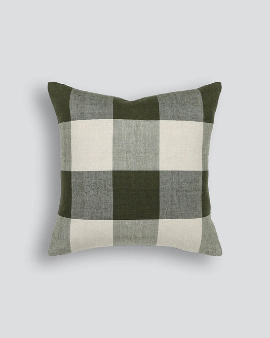 Handwoven Plaid Cushion